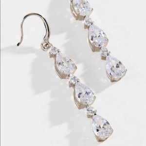 Cubic Zirconia drop earrings